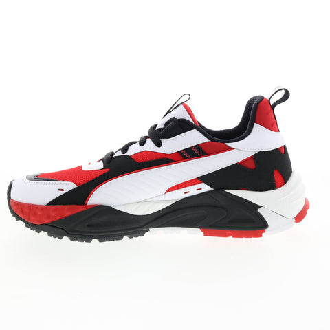 Puma RS-Trck Super 39165501 Mens Red Canvas Lifestyle Sneakers Shoes