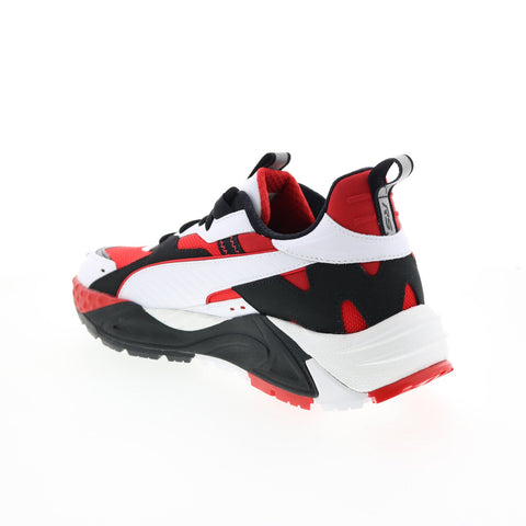 Puma RS-Trck Super 39165501 Mens Red Canvas Lifestyle Sneakers Shoes