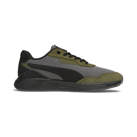 Puma Runtamed Plus Suede 39641901 Mens Gray Canvas Lifestyle Sneakers Shoes