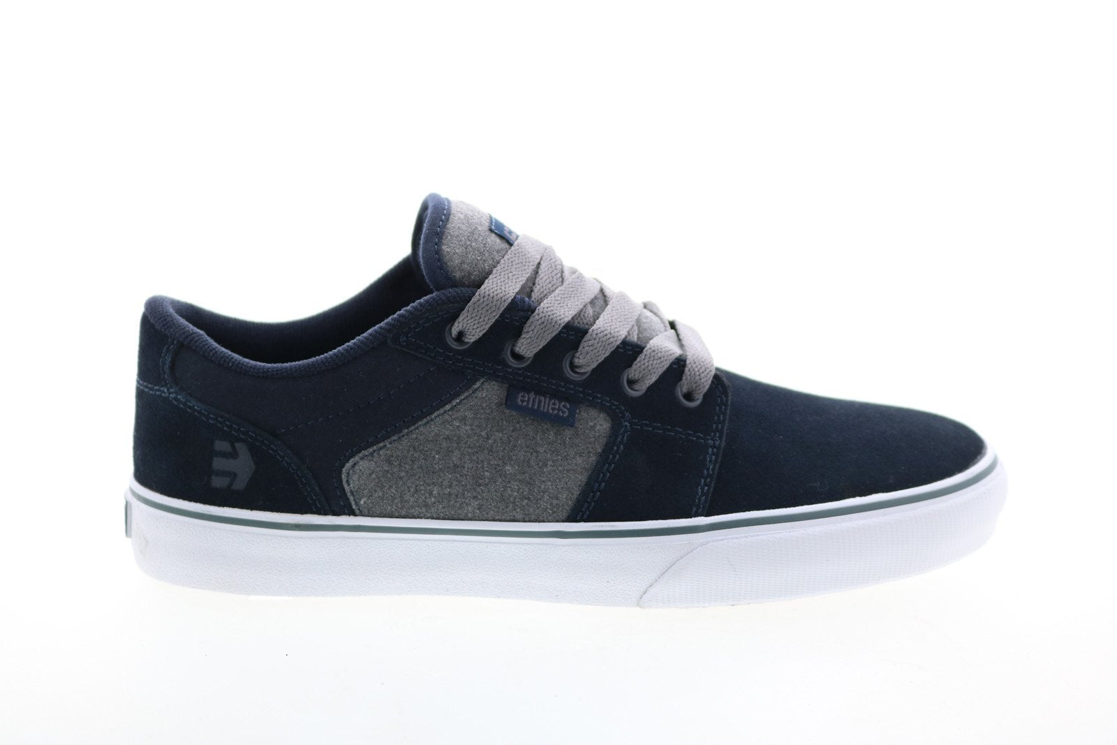 Etnies Barge LS 4101000351417 Mens Blue Suede Skate Inspired