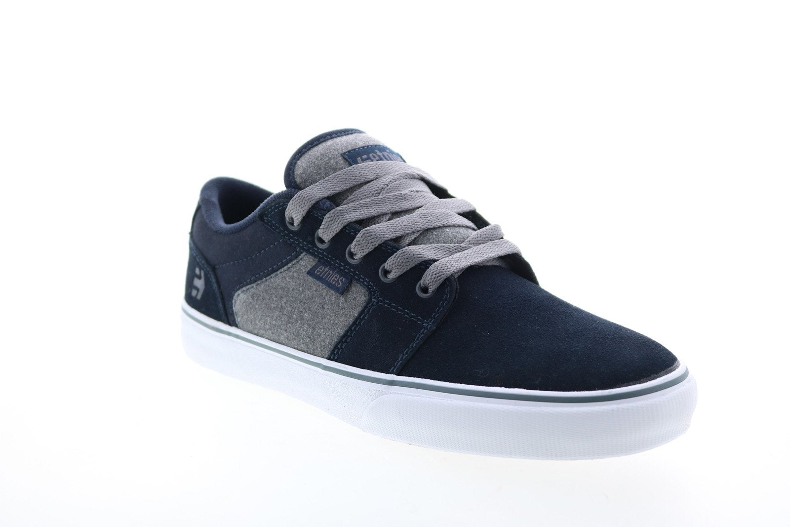 Etnies Barge LS 4101000351417 Mens Blue Suede Skate Inspired