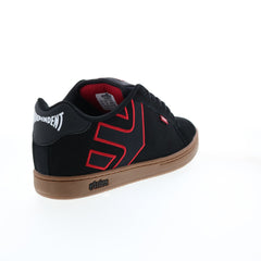 Etnies Fader X Indy 4107000573964 Mens Black Suede Skate Sneakers