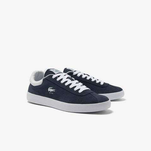 Lacoste Baseshot 223 1 SMA Mens Blue Leather Lifestyle Sneakers Shoes ...
