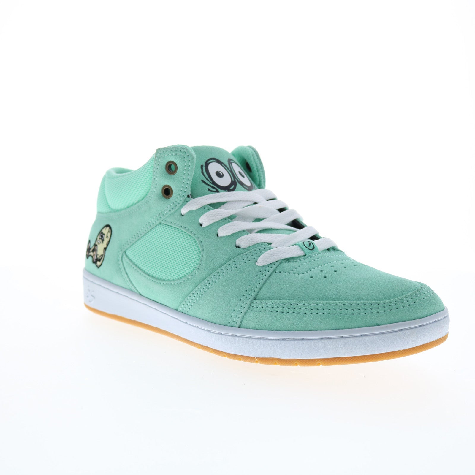 ES Accel Slim Mid X Eggcell Mens Green Suede Skate Inspired 