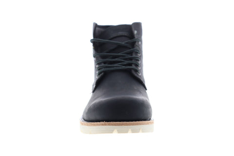 Levis Jax 516571-24A Mens Black Leather Buckle Casual Dress Boots Shoes