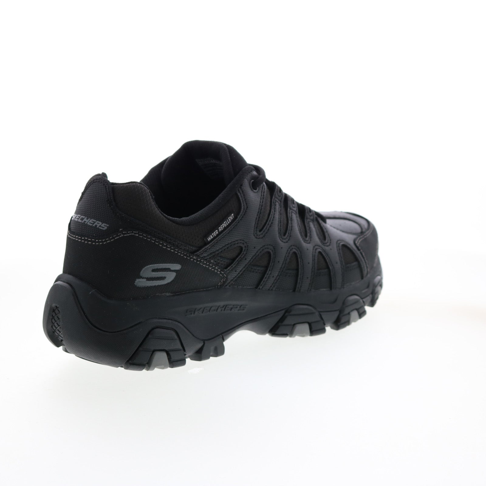 Skechers Terrabite Dellga 51847 Mens Sho - Hiking Leather Black Ruze Shoes Athletic