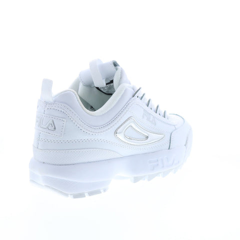 Fila Disruptor II Metallic Accent Womens White Lifestyle Sneakers Shoe -  Ruze Shoes