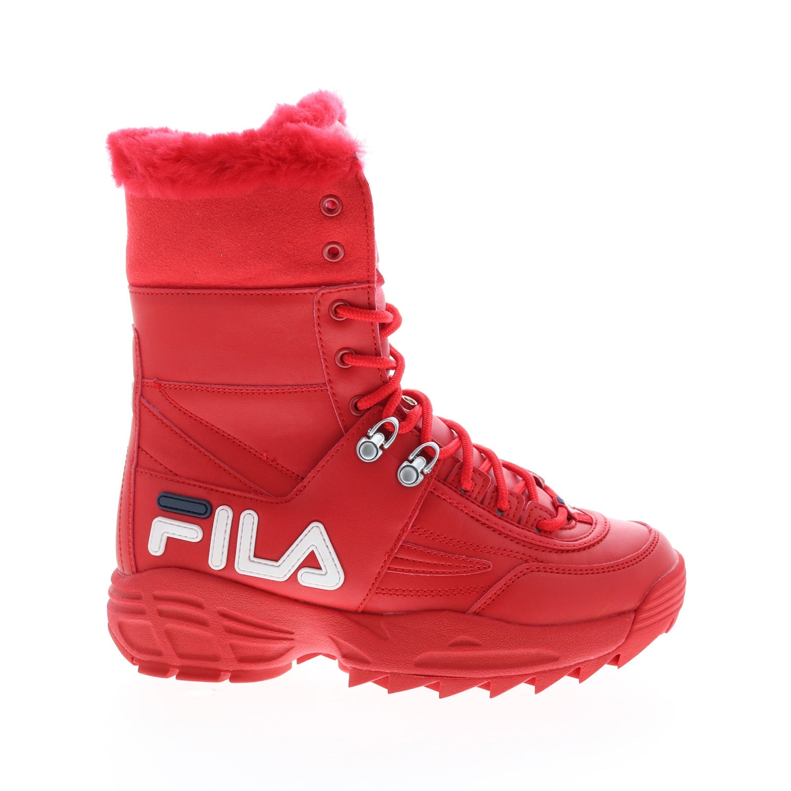 excelleren weerstand bieden Afhankelijkheid Fila Disruptor Boot 5HM00560-616 Womens Red Leather Casual Dress Boots -  Ruze Shoes