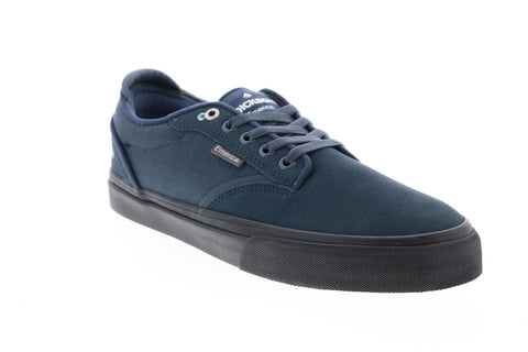 Emerica Dickson 6102000130041 Mens Blue Suede Skate Inspired Sneakers Shoes