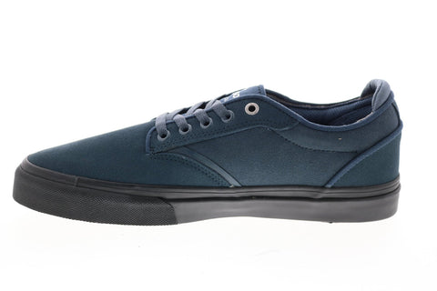 Emerica Dickson 6102000130041 Mens Blue Suede Skate Inspired Sneakers Shoes