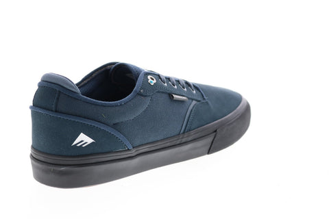 Emerica Dickson 6102000130041 Mens Blue Suede Skate Inspired Sneakers Shoes