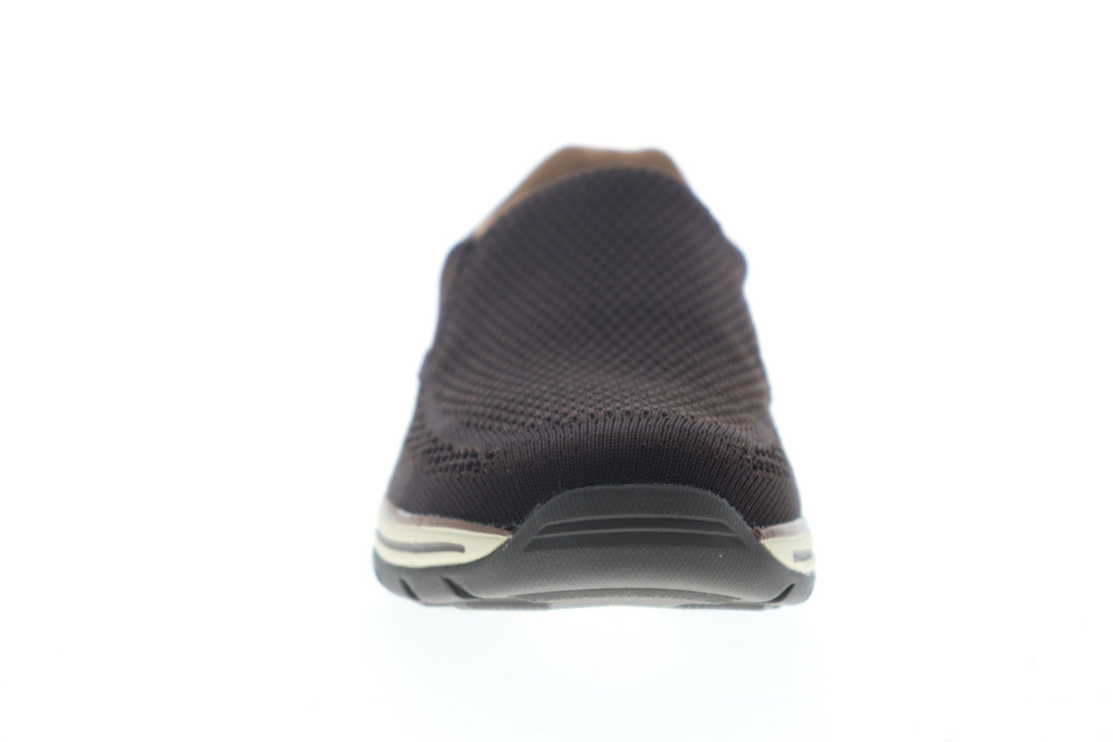 Skechers Expected Gomel 65086 Mens Brown Mesh Slip On Lifestyle Sneake Ruze Shoes