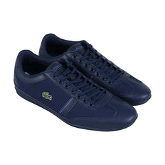 Få kontrol udslæt Dyrt Lacoste Misano Sport 31 Mens Blue Leather Casual Lifestyle Sneakers Sh -  Ruze Shoes