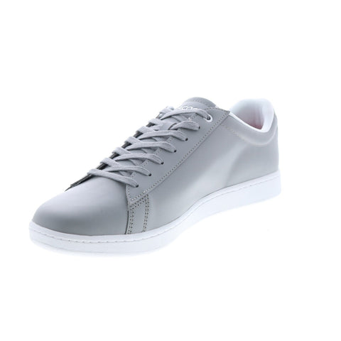 Lacoste Hydez 119 1 P Sma Mens Gray Leather Lifestyle Sneakers Shoes