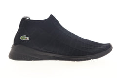 Lacoste LT Fit Sock 319 1 SMA Mens Black Canvas Slip On Lifestyle Snea -  Ruze Shoes