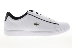 Lacoste Carnaby Evo 120 2 Sma 7-39SMA0061147 Mens White Leather Low Top Sneakers Shoes