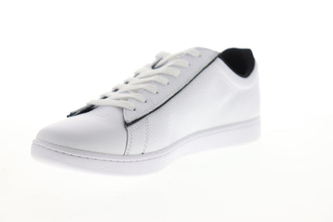 Lacoste Carnaby Evo 120 2 Sma 7-39SMA0061147 Mens White Leather Low Top Sneakers Shoes