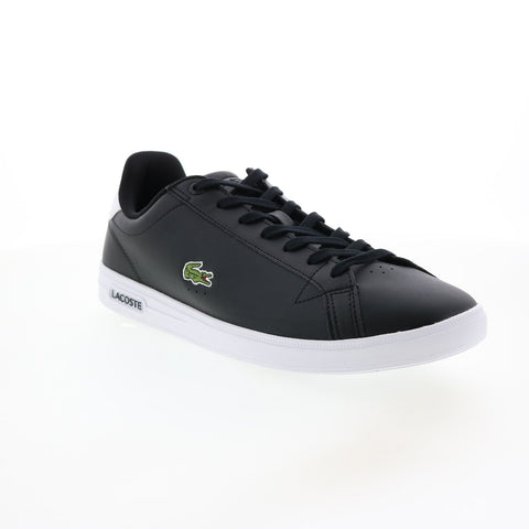 Lacoste Graduate Pro 222 1 Mens Black Leather Lifestyle Sneakers Shoes ...