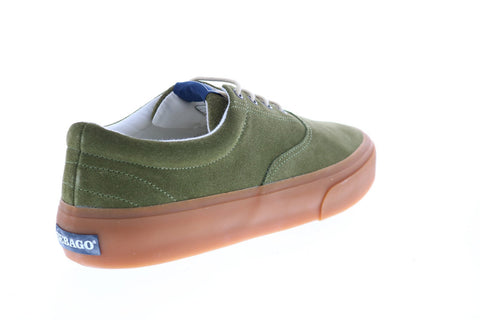 Sebago John Suede 7001460 Mens Green Sneakers Lifestyle Shoes