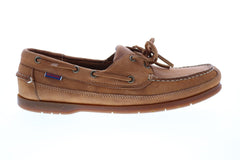 Sebago Schooner Crazy Horse 7002JQ0 Mens Brown Loafers & Slip Ons Boat Shoes