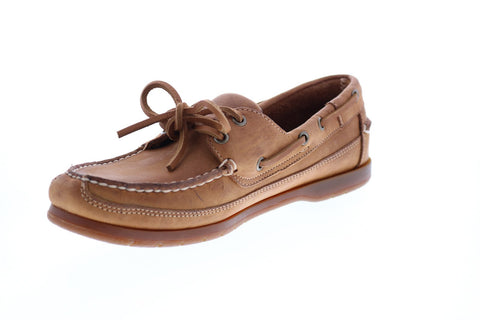 Sebago Schooner Crazy Horse 7002JQ0 Mens Brown Loafers & Slip Ons Boat Shoes