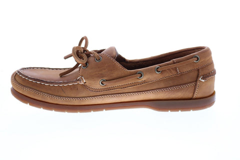 Sebago Schooner Crazy Horse 7002JQ0 Mens Brown Loafers & Slip Ons Boat Shoes