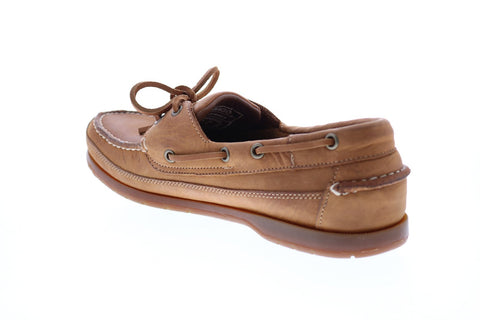 Sebago Schooner Crazy Horse 7002JQ0 Mens Brown Loafers & Slip Ons Boat Shoes