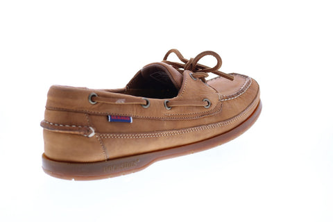 Sebago Schooner Crazy Horse 7002JQ0 Mens Brown Loafers & Slip Ons Boat Shoes