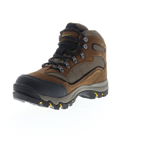 Hi-Tec Skamania 7198 Mens Brown Wide E Suede Lace Up Hiking Boots Shoes