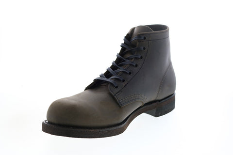 Frye Prison Boot 80906 Mens Gray Suede Lace Up Chukkas Boots