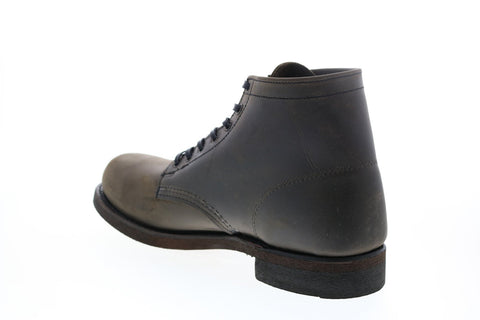 Frye Prison Boot 80906 Mens Gray Suede Lace Up Chukkas Boots