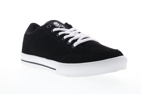 Circa AL50 8100 149 Mens Black Nubuck Lace Up Athletic Skate Shoes