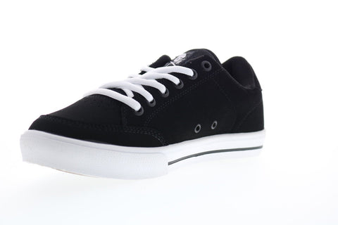 Circa AL50 8100 149 Mens Black Nubuck Lace Up Athletic Skate Shoes