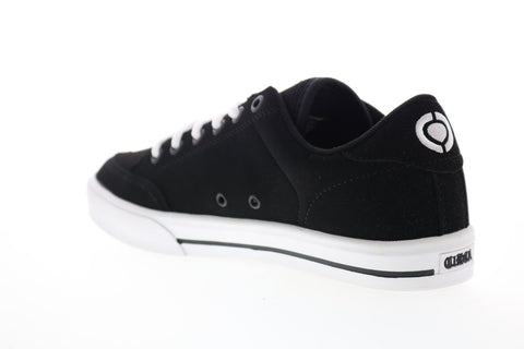 Circa AL50 8100 149 Mens Black Nubuck Lace Up Athletic Skate Shoes