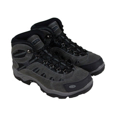 Hi-Tec Bandera Wp Mens Gray Suede Hiking Lace Up Boots Shoes