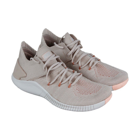 Cuidar Larva del moscardón esquema Nike Free Tr Flyknit 3 942887-200 Womens Pink Low Top Athletic Running -  Ruze Shoes