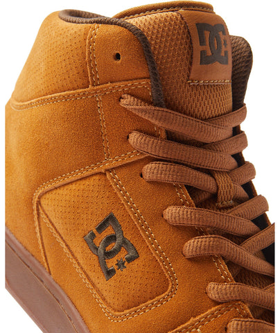 DC Manteca 4 HI Mens Brown Suede Lace Up Skate Inspired Sneakers Shoes