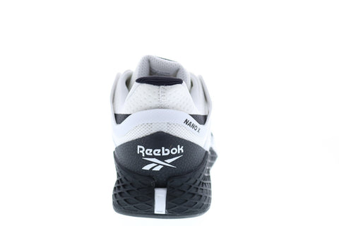 Reebok Nano X EH3094 Mens White Mesh Athletic Lace Up Cross Training Shoes