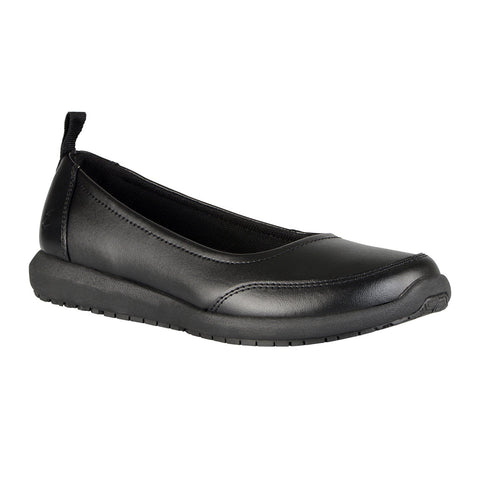 Emeril Lagasse Julia Smooth Womens Black Wide Leather Athletic Work Sh ...