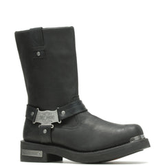 Harley-Davidson Charlesfort D96149 Mens Black Leather Motorcycle Boots