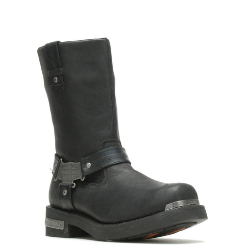 Harley-Davidson Charlesfort D96149 Mens Black Leather Motorcycle Boots