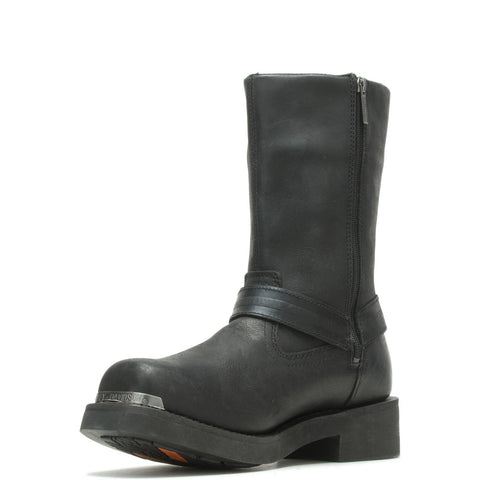 Harley-Davidson Charlesfort D96149 Mens Black Leather Motorcycle Boots