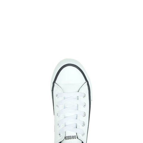 Harley-Davidson Burleigh D84588 Womens White Lifestyle Sneakers Shoes