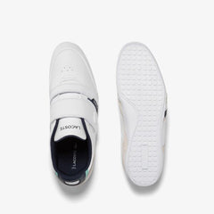 Lacoste Misano Strap 123 1 CMA Mens White Leather Lifestyle Sneakers Shoes