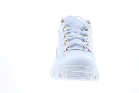 Lugz Dot.Com 2.0 MDOT2L-100 Mens White Leather Lifestyle Sneakers Shoes