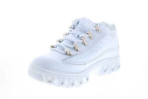 Lugz Dot.Com 2.0 MDOT2L-100 Mens White Leather Lifestyle Sneakers Shoes