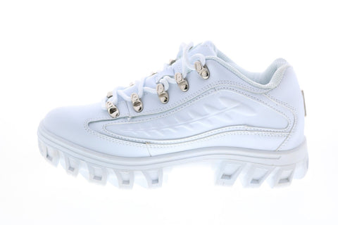 Lugz Dot.Com 2.0 MDOT2L-100 Mens White Leather Lifestyle Sneakers Shoes