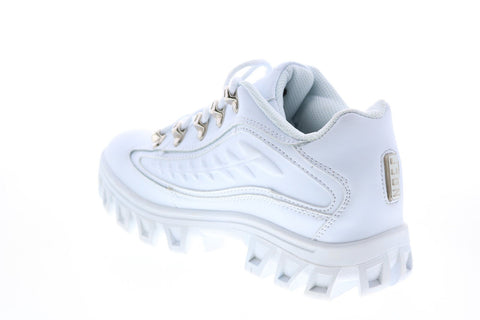 Lugz Dot.Com 2.0 MDOT2L-100 Mens White Leather Lifestyle Sneakers Shoes