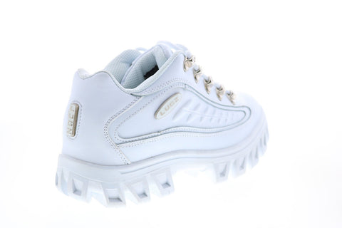 Lugz Dot.Com 2.0 MDOT2L-100 Mens White Leather Lifestyle Sneakers Shoes