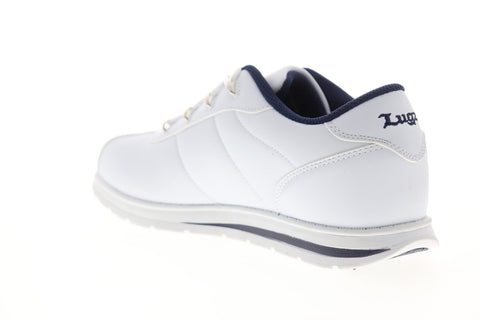 Lugz Zrocs MZRCSV-140 Mens White Leather Lace Up Low Top Sneakers Shoes